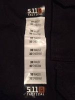 Trekking 5.11 Tactical Cotton Pants 38,36,34 Waist,30,32 Length.