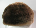 CLEAN! Vintage 1960s Pill Box Ladies Fur Cap, Brown, Mink (?), Exc!
