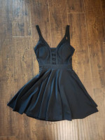 Like New Black Skater Dress Size Small