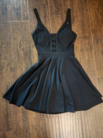 Like New Black Skater Dress Size Small