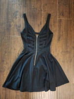 Like New Black Skater Dress Size Small