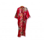 LONG ASIAN-INSPIRED, PRINTED KIMONO/DUSTER WITH BELT—BRAND-NEW W/TAGS!