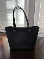 Kate Spade Large Leather Triple Compartment Tote Black