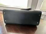 Kate Spade Large Leather Triple Compartment Tote Black