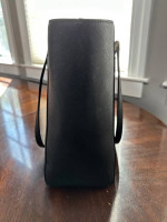 Kate Spade Large Leather Triple Compartment Tote Black