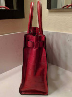 Michael Kors Dillon Croc-Embossed Satchel Bag