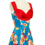 TRASHY DIVA GEISHA FANS HONEY RETRO DRESS Sz 10 Never Worn