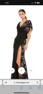 Mac Duggal gown sz 12 with tags