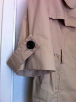 CYNTHIA STEFFE KHAKI SHORT SLEEVE JACKET Sz 8