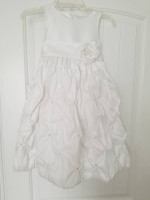 White dress/ Flower Girl