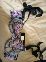 Pretty transparent butterfly lingerie set (new)