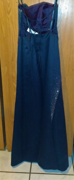 Beautiful Dark Blue Prom/Formal Dress - Size 1/2