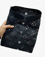 Women Chikankari Kurta & Men Kurta with Embroidery Mirror Work