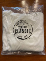 New! True Classic Men's White V-Neck T-Shirt size XXL