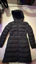 Moncler Avocette Long Down Jacket