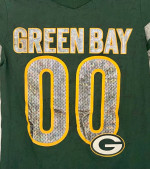 GREEN BAY PACKERS (NFL)  GIRL'S LONG SLEEVE TOP (Med) by NFL