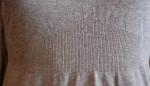 Ann Taylor Loft Tee XS gray Long Sleeve Casual Knit Top Pullover