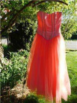 Vtg Dress Jessica McClintock Gunne Sax Women 1-2 Tulle Ballerina Dress