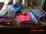 SCRUBS UNIFORMS  SETS SCRUB TOPS LARGE AND MEDIUM PANTS