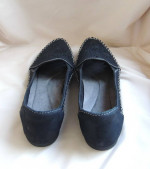 New Earth Origins Women's Leather Slip On Flats Size 7