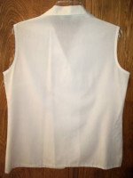 Vintage 1970s New White Blouses * Sizes Medium & Large * Coolo!