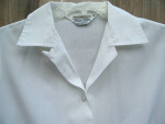 Vintage 1970s New White Blouses * Sizes Medium & Large * Coolo!
