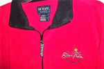 2 New "River Palms" Casino Zip-up Fleece Jackets * Blue Red * Unisex!