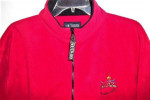 2 New "River Palms" Casino Zip-up Fleece Jackets * Blue Red * Unisex!