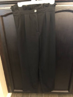 Good Luck Gem (Nordstrom) black paperbag slim leg pants size M