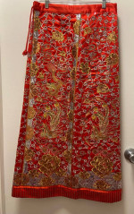 Chinese wedding dress, dragon and phoenix Qun Kwa (two-piece)