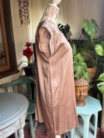 Sexy Cigarette SM-MED sexy casual or formal silk tea length dress: