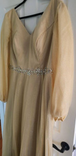Gown,A line glittering Maxi