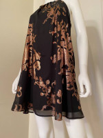 COPPER AND BLACK DRESS Size Small