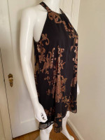 COPPER AND BLACK DRESS Size Small