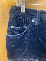FREE PEOPLE BLUE VELVET SHORTS Sz 28