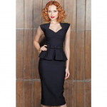 STOP STARING BLACK OBSESSION RETRO DRESS Sz Small Never Worn
