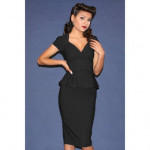 STOP STARING BLACK OBSESSION RETRO DRESS Sz Small Never Worn