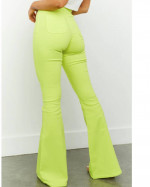 NWT NEON HIGH RISE BELL BOTTOM STRETCH JEANS XS S NEW w TAGS