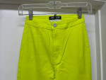 NWT NEON HIGH RISE BELL BOTTOM STRETCH JEANS XS S NEW w TAGS