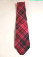 Vintage Scottish Wool Tie Tartan Plaid Made in Scotland