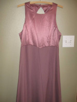 Vtg NWT Silhouettes Formal Prom Dress Gown Women size 16 -- OPEN BACK!