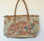 Signature Club A NEW Tote Shoulder Bag Weekender Tapestry Panther