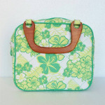 NEW Larkspur Hand Bag/Purse Green Yellow and White Spring Floral Print