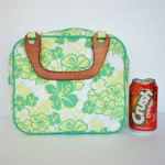NEW Larkspur Hand Bag/Purse Green Yellow and White Spring Floral Print