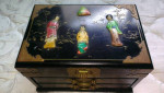 Vintage style Asian Chinese Jewelry Box Storage