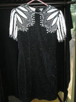 Elegant RARE Beaded and Sequined Silk Dress Size S/PM