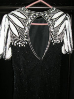 Elegant RARE Beaded and Sequined Silk Dress Size S/PM