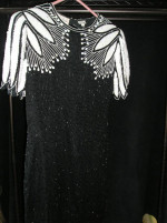 Elegant RARE Beaded and Sequined Silk Dress Size S/PM
