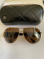 Authentic Chanel CC Logo Aviator Sunglasses *MAKE OFFER/TRADE*