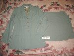 Ladies New w/Tags Designer Sage Green Suits * 'Zoompy Salvatore Paris'